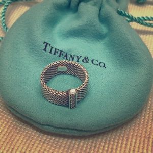 Tiffany & Co. Jewelry - Tiffany & Co. mesh band with diamonds. Tiffany & Co. Jewelry - Tiffany & Co. mesh band with diamonds.
